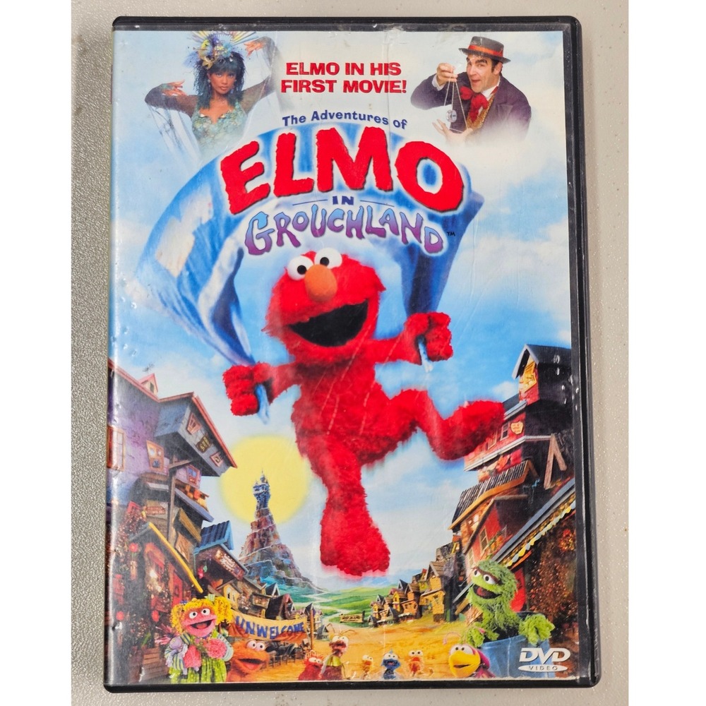 The Adventures of Elmo in Grouchland DVD 1999 Sesame Street Movie Full Screen
